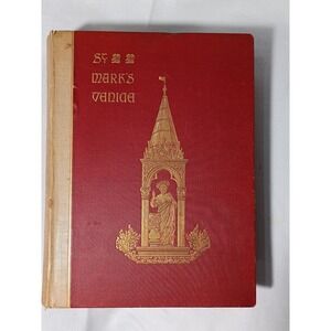 Antique St Marks Venice Bible Alexander Robertson 1898 Illustrated Book